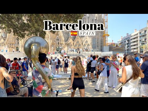 Barcelona Spain 🇪🇸 — A Barcelonian Walking Tour — 4K HDR 60fps
