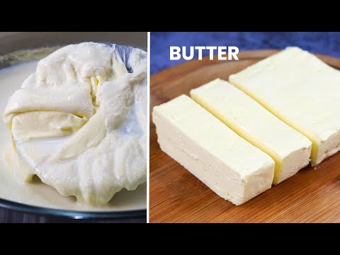 How to Make Butter from Raw Milk | Homemade Butter