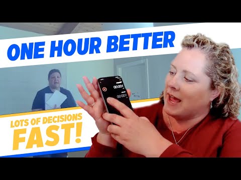 One Hour Better Decluttering - LOTS of Hard Decisions Fast