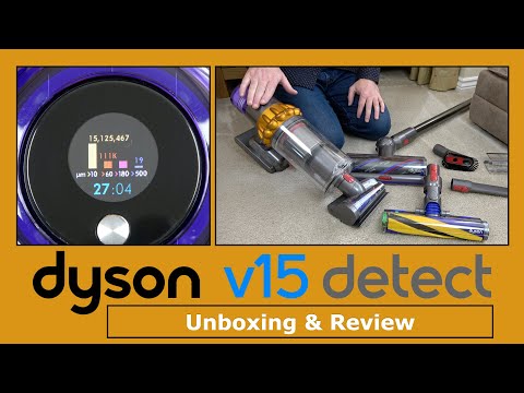Dyson V15 Detect Absolute Unboxing & First Look Review