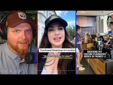 Europeans Encounter Clueless American "influencers" in Europe..