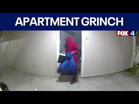 Thief in red robe steals Dallas man's belongings