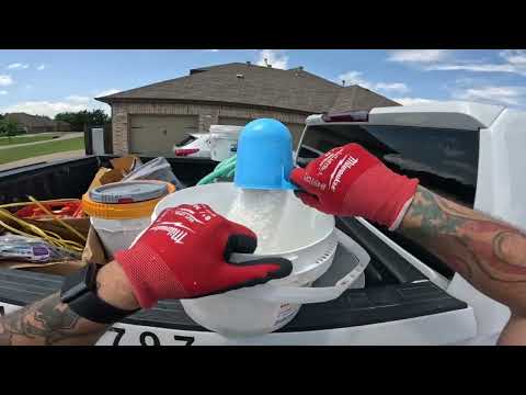 POV Solid Green Pool Turned Blue!