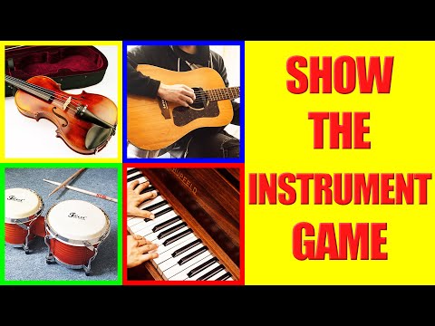 Show me the MUSICAL INSTRUMENT Game for Kids - Where is the instrument?