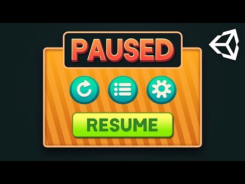 PAUSE MENU in Unity