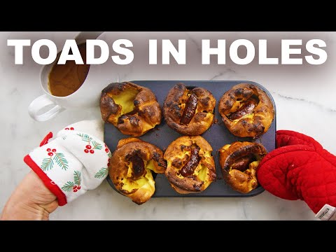 Toad in the hole (personal pan puddings)