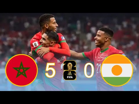 المغرب 🇲🇦 النيجر 🇳🇪 تأهل تاريخي للاسود 🦁 إلى كأس العالم 2026 مباراة نارية 🔥🔥 بملعب اسطوري جودة عالية