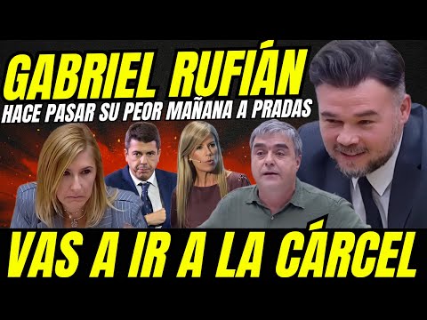 GABRIEL RUFIÁN HACE A SALOMÉ PRADAS VIVIR EL PÁNICO "VAS A IR A LA CÁRCEL POR TAPAR A MAZÓN Y PP"
