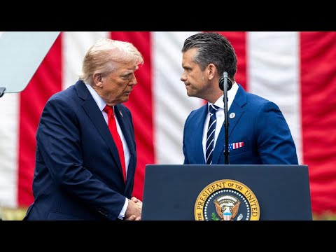 Trump, Hegseth address military leaders at Quantico