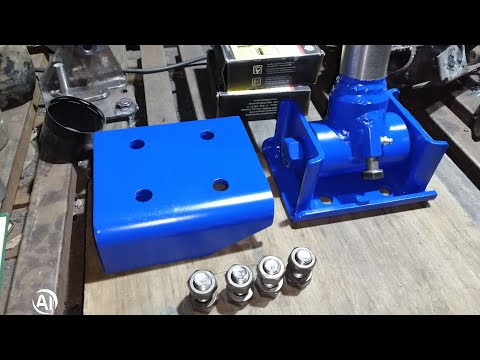 The best trailer hitch for a walk-behind tractor with bearings. Durable and play-free.