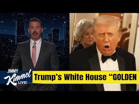 Trump’s White House “GOLDEN BALLROOM” Hits a Wall—The Constitution | Jimmy Kimmel
