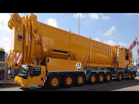 Top 10 Biggest Liebherr All Terrain Crane in Action #liebherr #liebherrcranes