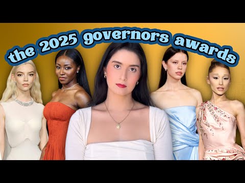 Reacting to the Outfits at the 2025 Governors Awards π