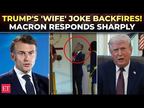 'Neither ELEGANT, nor…': Macron FIRES BACK after Trump's ‘wife treats him badly’ mocking remark