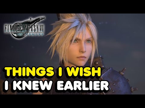 Things I Wish I Knew Earlier In Final Fantasy 7 Remake (Tips & Tricks)