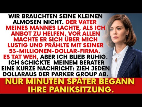 Meine reichen Schwiegereltern verspotteten mich-Sie wussten nicht: Ich bin ihre heimliche Investorin