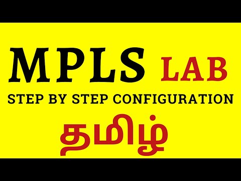 MPLS Configuration in Tamil || Multi Protocol Label Switching Configuration | CCNA Tamil