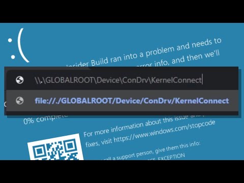 Opening this path causes a BLUESCREEN [The new C:\con\con]