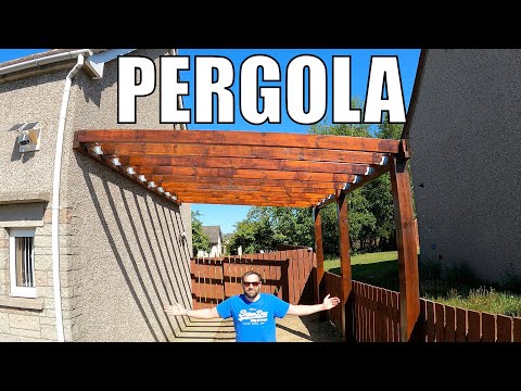 How to build a Pergola - Carport (A DIY Tutorial) for beginners.