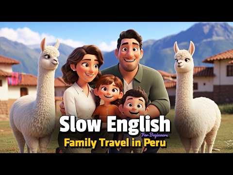 Family Travel in Peru | Easy English Listening Story for Beginners (A2 Level)