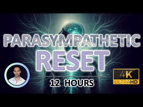 Parasympathetic Nerve Stimulation for Deep Sleep | Nervous System Reset | Anxiety Release | 12 Hours