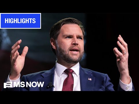 MS NOW Anchors on JD Vance's HUMILIATING week