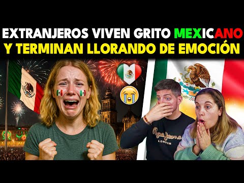 EXTRANJEROS NO AGUANTARON EL GRITO DE INDEPENDENCIA MEXICANO Y ROMPIERON EN LLANTO 🇲🇽 2025