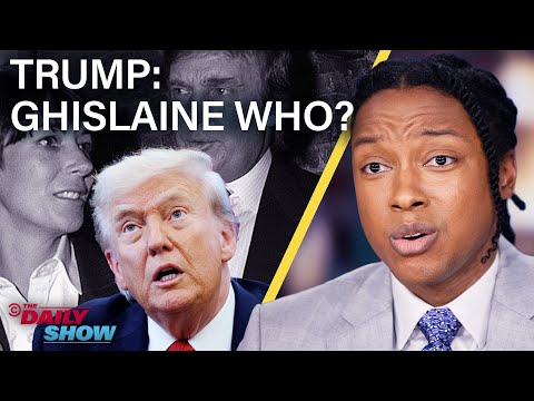 Trump Dodges Ghislaine Maxwell Pardon Q as Bondi Stonewalls Senate | The Daily Show