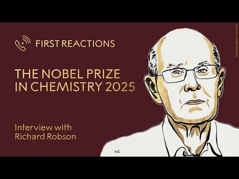 First reactions | Richard Robson, Nobel Prize in Chemistry 2025 | Telephone interview