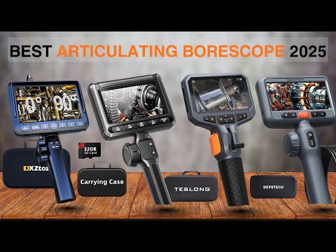 Top 5 Articulating Borescopes of 2024 (SEE AROUND CORNERS!)
