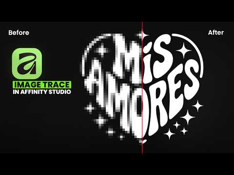 Convert Any Image to Vector in Seconds! (Affinity Designer Image Trace)