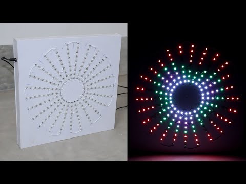 How To Make RGB LED CHAKRI Using WS2812B LED Strip