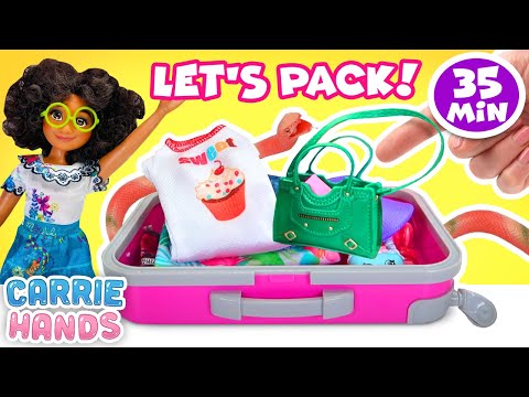 Encanto Moving Day 🧳, Camping Fun, Unicorn Lunch 🦄, & Barbie's Dream House Adventures! 🩷