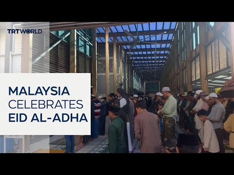 Muslim families and communities in Malaysia celebrate Eid al-Adha together