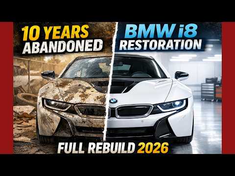 “This Abandoned BMW i8 Was Left to Die for 10 Years — Full Hybrid Rebuild in 2026 (ASMR)”