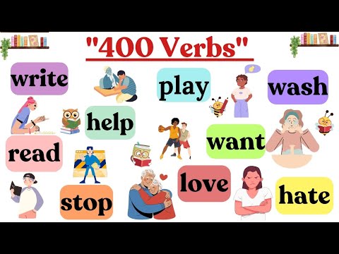 🚀Master 400 Essential English Verbs & Speak Fluently! | Learn Fast & Improve Vocabulary🔥