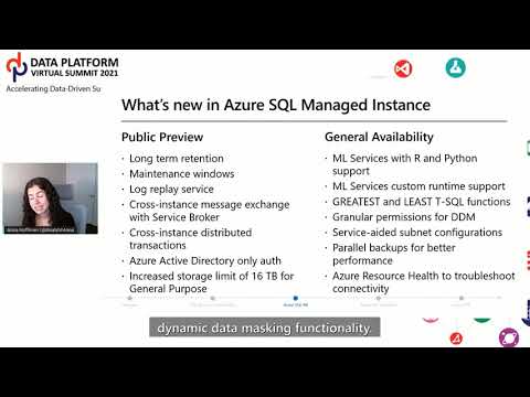 What’s new in Azure SQL By Anna Hoffman