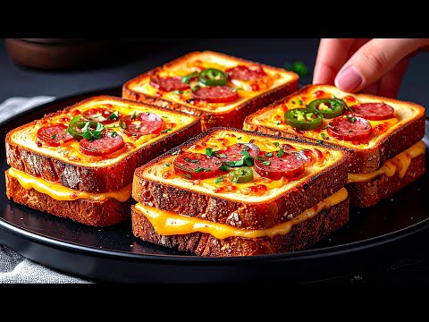 Breakfast idea for every day – ingenious egg toast like mini pizza in just 5 minutes!