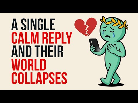 THEY TEXTED YOU AFTER THE SILENCE? ANSWER THIS WAY AND BREAK THEIR EGO | Stoicism