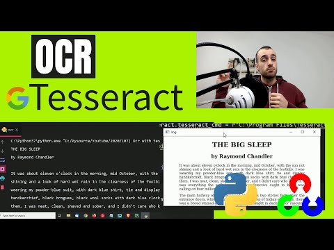 Text recognition (OCR) with Tesseract and Python