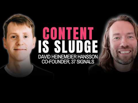 DHH: How to Make F*ck You Money, Writing, US vs EU, Building Basecamp, 37signals & Ruby on Rails