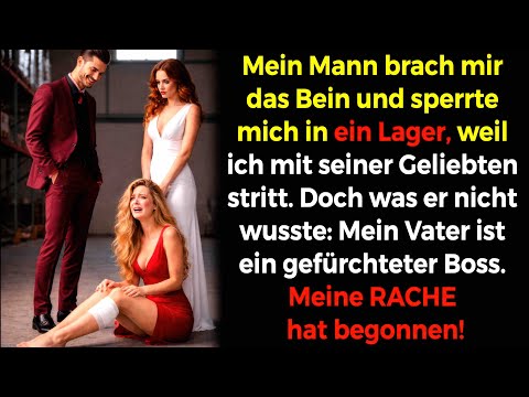 Mein Mann brach mir Bein, weil ich seine Geliebte anschrieb😡💔 Doch er kennt meinen Vater nicht…😏