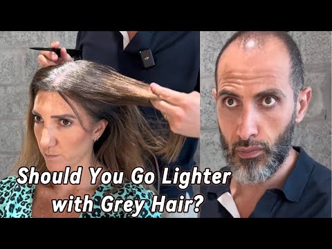 Preparing for Grey Hair Transition: Why Going Lighter is Key