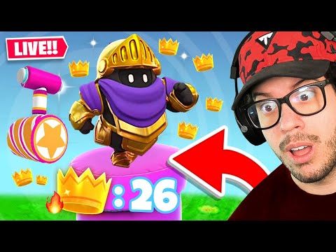 28 CROWN WINS in FALL GUYS in 1 STREAM! (Marathon)