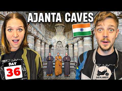 36🇮🇳 Riding to India’s Forgotten Masterpiece 😱 (Ajanta Caves)