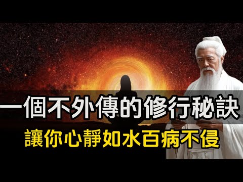 一個不外傳的修行秘訣，讓你心靜如水，百病不侵#一禪一故事#禪 #佛 #道 #禪定 #悟道