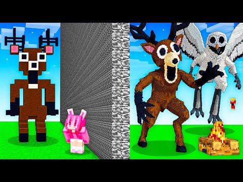 I Cheated With 99 NIGHTS IN THE FOREST in Minecraft Build Battle!