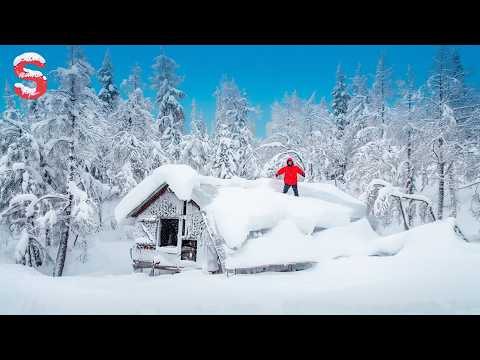 Skilled Snow Removal: Massive Roof Avalanche | Extreme Challenging Roof Snow Clearing Moments #7