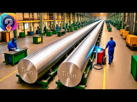 КАК МИЛЛИОНЫ тонн титана производят на заводах. Уникальные кадры с производства!