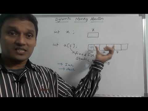 Dynamic memory allocation in C Language | malloc() calloc() realloc() free() in C | C Tutorial